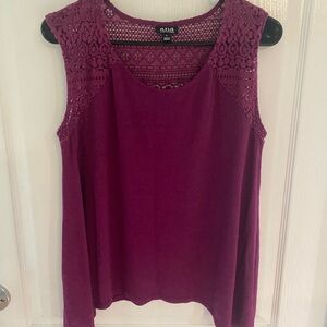 A.N.A. Crochet detail Tank